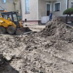 Mini bagr úprava terénu - Berounsko