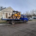 Převoz mini bagru - Berounsko